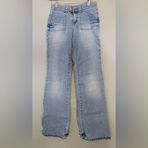 Justice Girls Light Wash Blue Jeans Girls 14 Regular